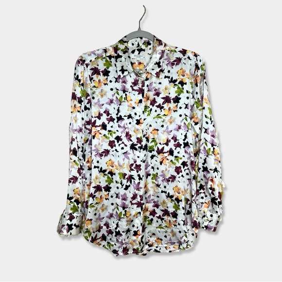 13. EQUIPMENT FEMME Blouse Size S Silk Multicolor Button Down - Picture 2 of 4
